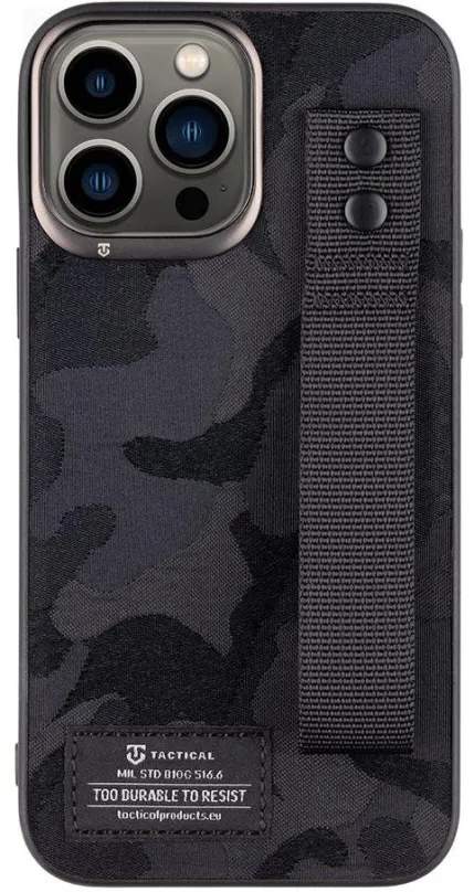Kryt na mobil Tactical Camo Troop Drag Strap Kryt pre Apple iPhone 13 Pro Max Black