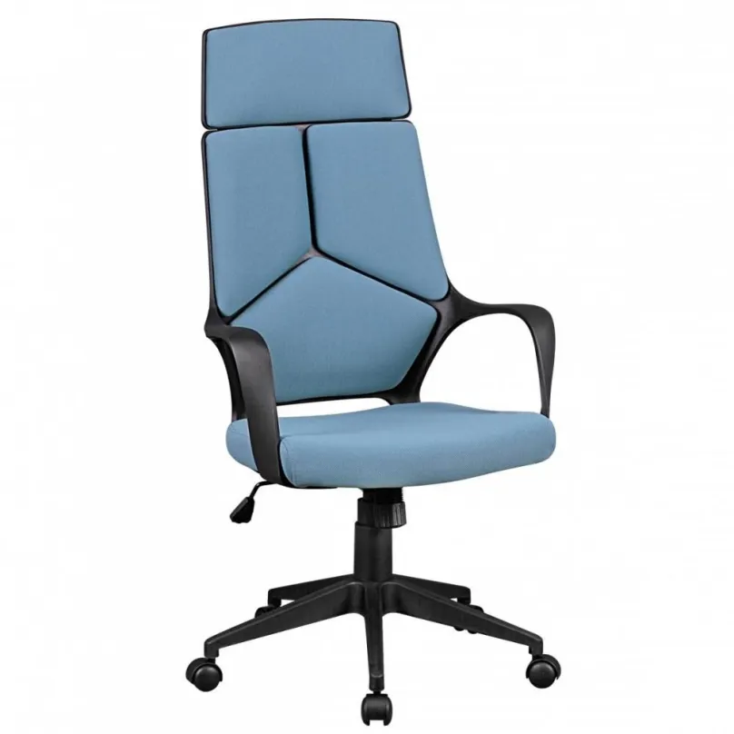 Kancelárska stolička BRÜXXI Techline, textilná poťahovina, modrá