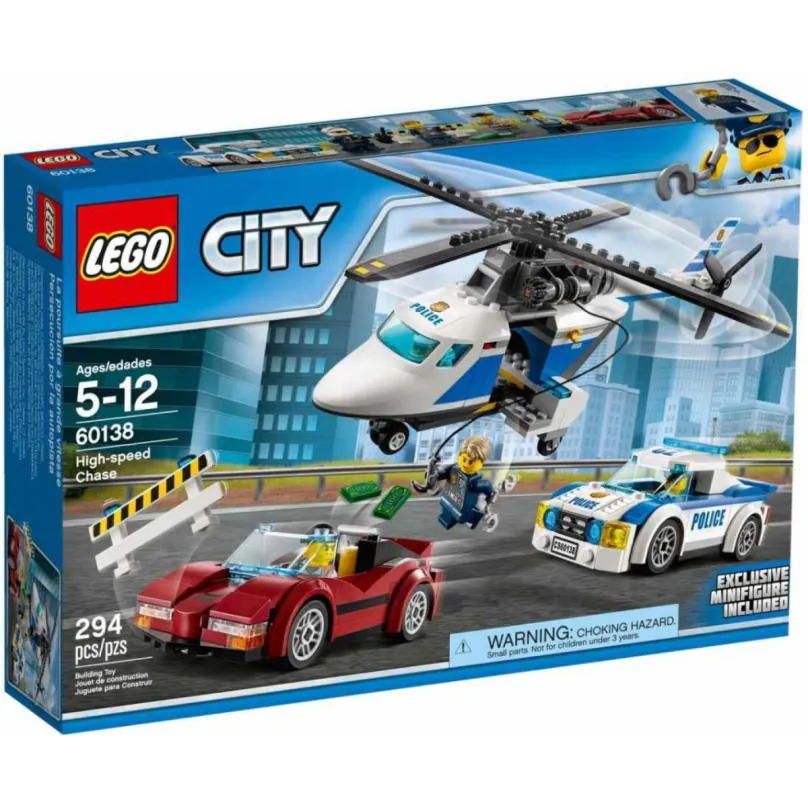 LEGO® CITY 60138 Naháňačka vo vysokej rýchlosti