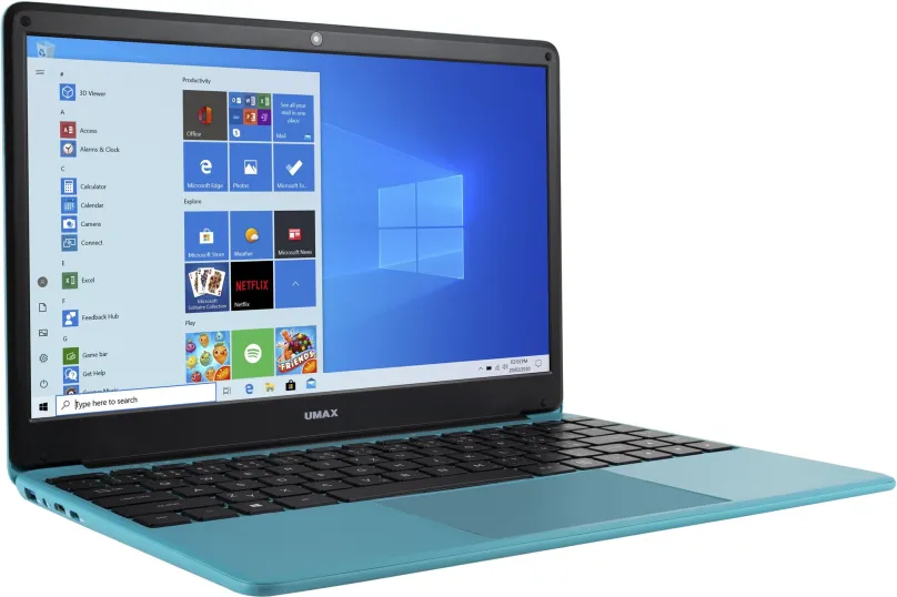 Notebook Umax VisionBook 14Wr Turquoise, Intel Celeron N4020 Gemini Lake, 14.1" IPS m