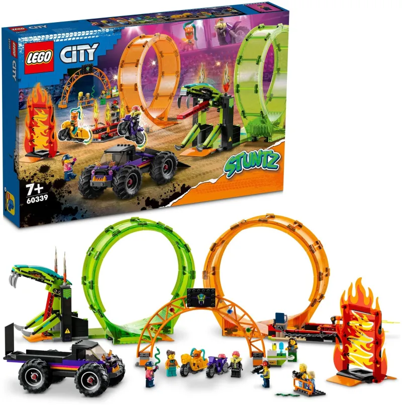 LEGO stavebnica LEGO® City 60339 Kaskadérska dvojitá slučka