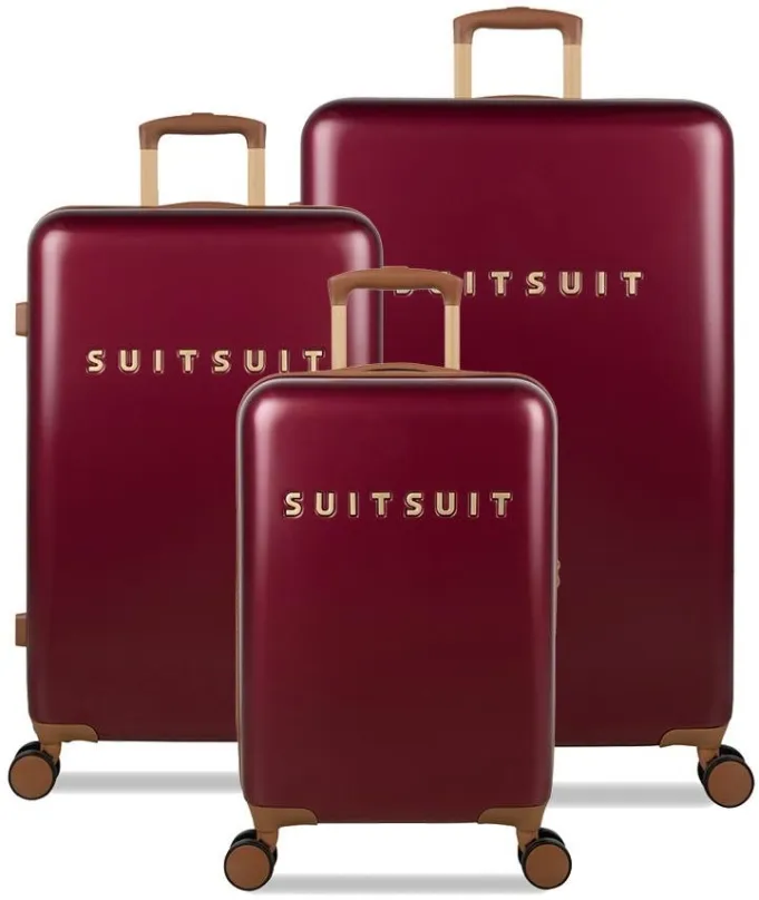 Súprava cestovných kufrov SUITSUIT TR-7111/3 - Classic Biking Red