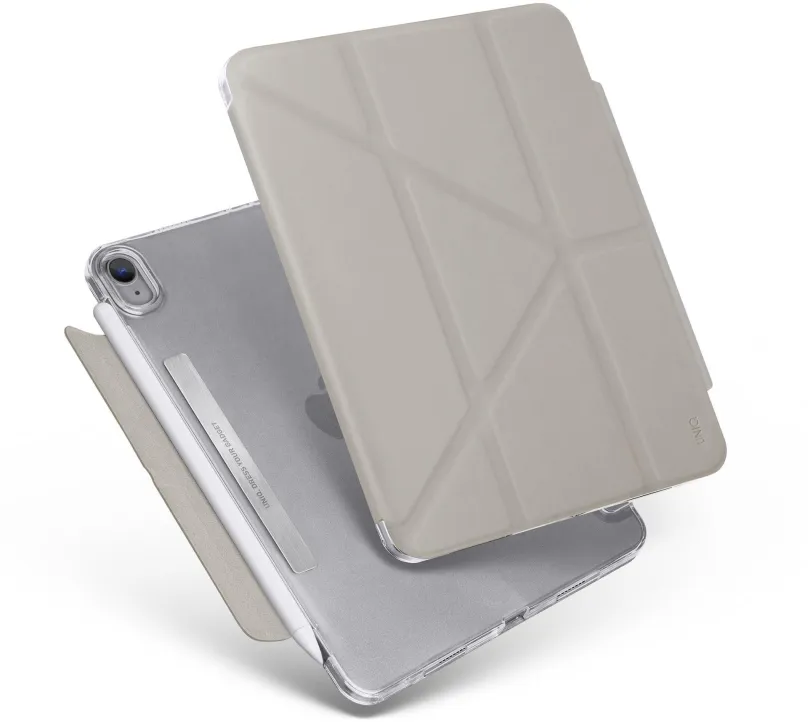 Puzdro na tablet UNIQ Camden antimikrobiálny obal pre iPad Mini (2021) sivý