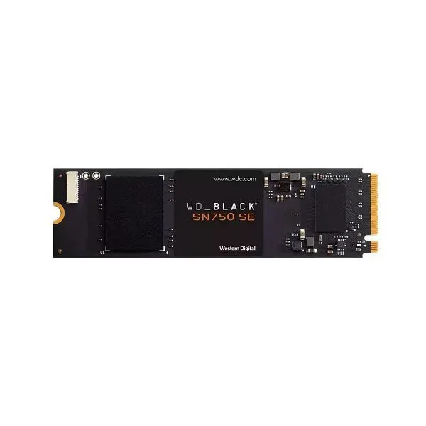 SSD disk WD Black SN750 SE NVMe 500GB, M.2 (PCIe 4.0 4x NVMe), rýchlosť čítania 3600MB/s,