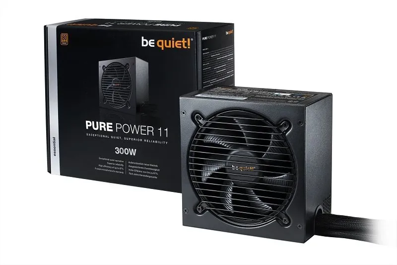 Počítačový zdroj Be quiet! PURE POWER 11 300W, 300W, ATX, 80 PLUS Bronzia, účinnosť 87%, 1