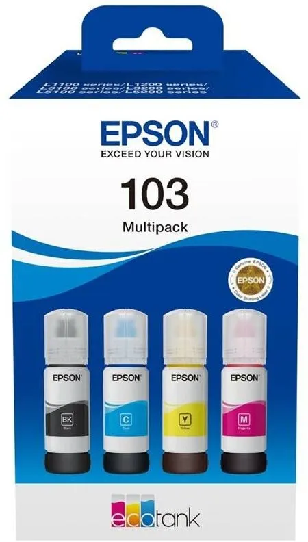 Atrament do tlačiarne Epson 103 EcoTank 4-colour Multipack