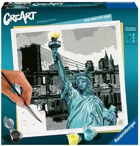Maľovanie podľa čísel Ravensburger Kreatívne a výtvarné hračky 201990 CreArt Pulzujúce New York