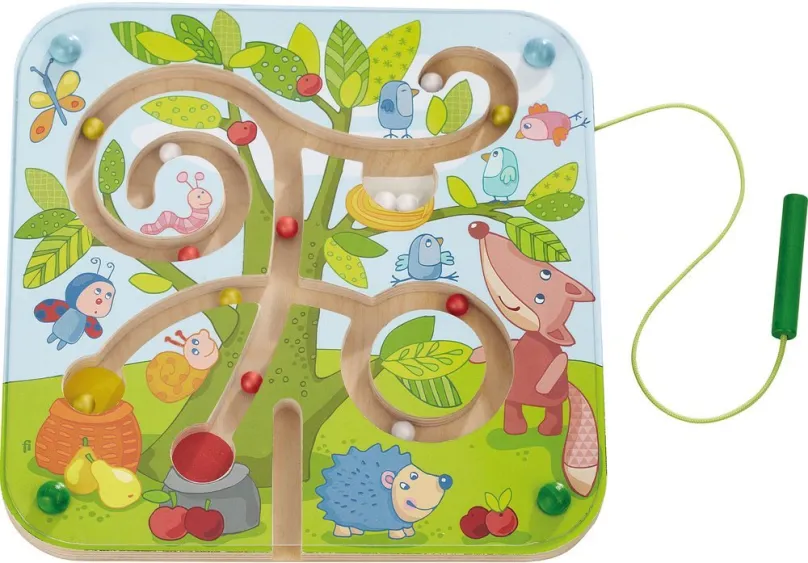 Vzdelávacie hračka Haba Magnetický labyrint Ovocný strom