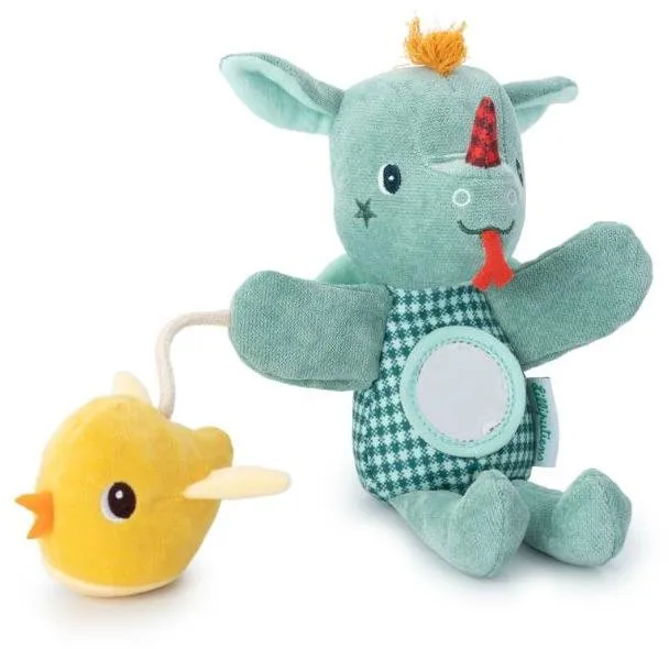 Interaktívna hračka Lilliputiens bábka s aktivitami dráčik Joe