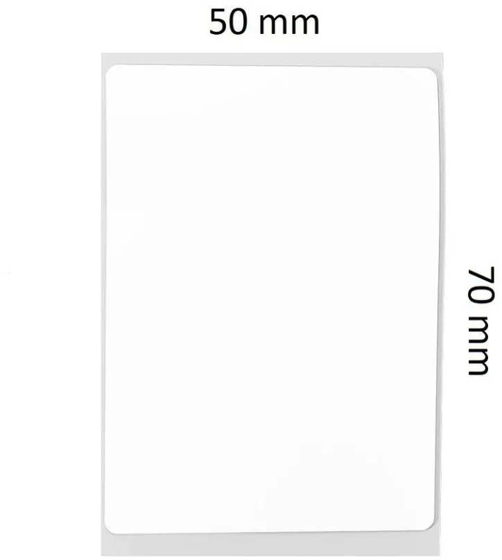 Etikety Niimbot štítky R 50x70mm 110ks White pre B21, B21S, B1, B3S