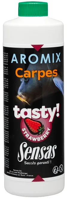 Sensas Posilňovač Aromix Carp Tasty Strawberry (jahoda) 500ml