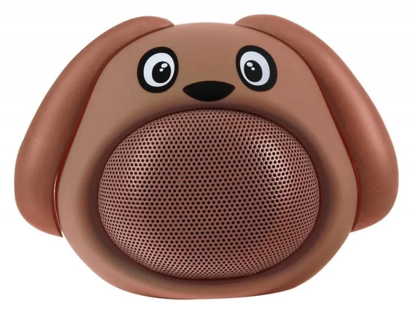 Bluetooth reproduktor iCutes Bluetooth Brown Dog, aktívny, s výkonom 3W, frekvenčný rozsah