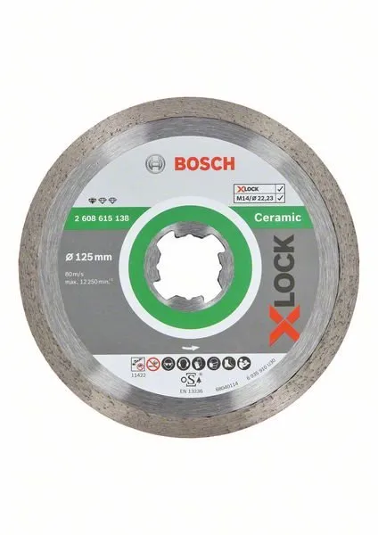 Diamantový kotúč Bosch X-LOCK Diamantový rezný kotúč Standard for Ceramic systému 2.608.615.138