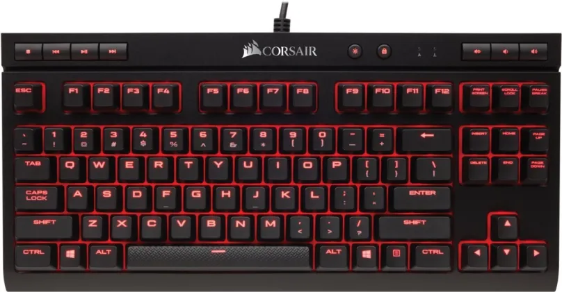 Herná klávesnica Corsair K63 Cherry MX Red - US