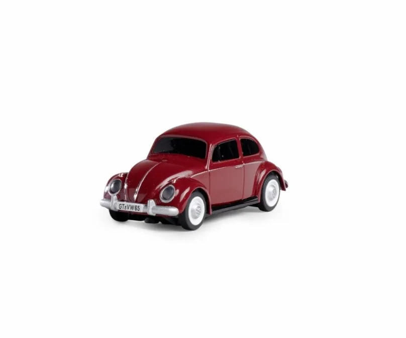 RC auto Carson RC auto Volkswagen Beetle 1:87 červené - vhodné pre deti od 3 rokov, cesta