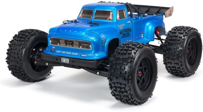RC auto Arrma Notorious 6S BLX 1:8 4WD RTR modrá, - vhodné pre deti od 14 rokov, monster t