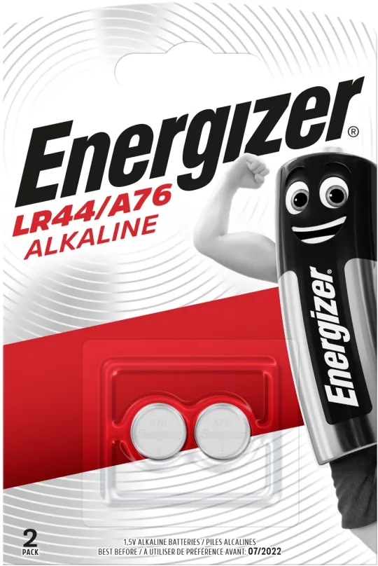 Gombíková batéria Energizer Špeciálna alkalická batéria LR44 / A76 2kusy