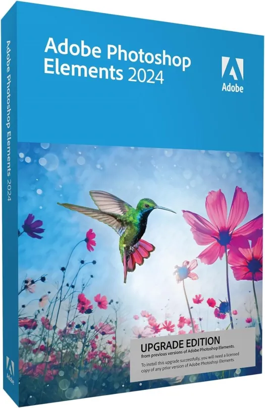 Grafický softvér Adobe Photoshop Elements 2024, Win/Mac, EN, upgrade (elektronická licencia)