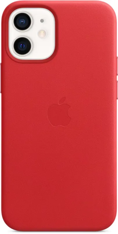 Kryt na mobil Apple iPhone 12 Mini Kožený kryt s MagSafe (PRODUCT) RED