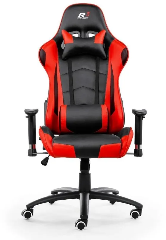 Herná stolička SRACER R3 čierna-červená