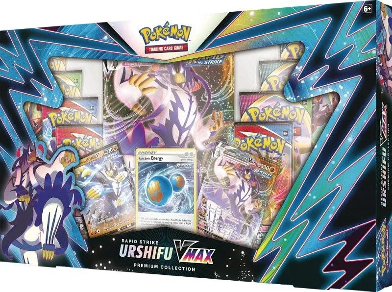 Kartová hra Pokémon TCG: Rapid Strike Urshif VMax Premium Box