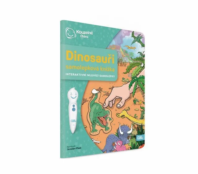 Kúzelné čítanie Kúzelné čítanie Samolepková knižka Dinosaury