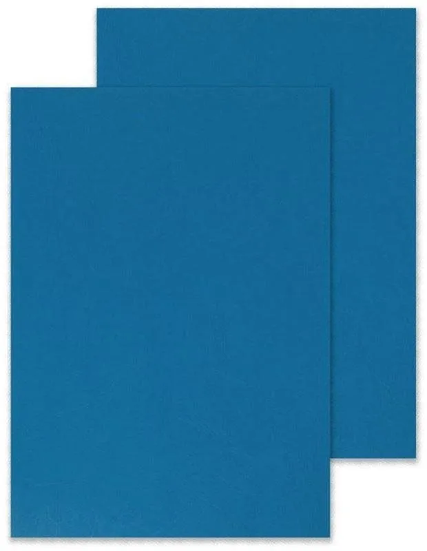 Viazací kryt Q-CONNECT A4 zadný, modrý - balenie 100 ks
