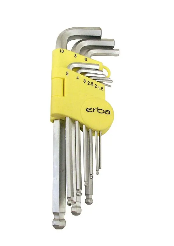 ERBA ERBA Imbusový kľúč 9 ks ER-46010