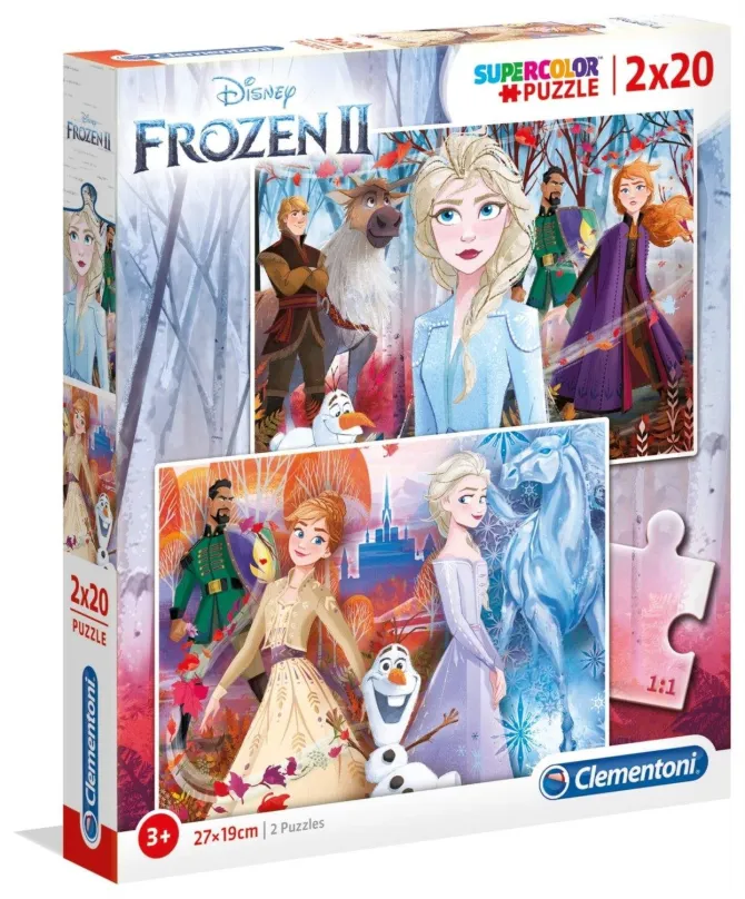Puzzle Clementoni Puzzle Ľadové kráľovstvo 2, 2x20 dielikov
