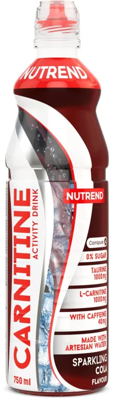 Spaľovač tukov Nutrend Carnitine Activity Drink with Caffeine 750 ml, cola, jemne sýtený