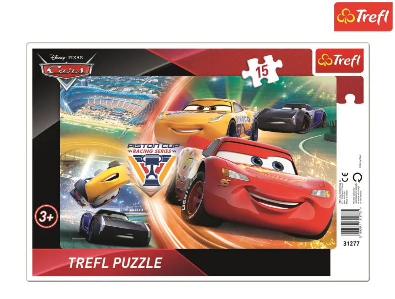 Trefl Puzzle Cars Boj o víťazstve 33x23cm 15 dielikov
