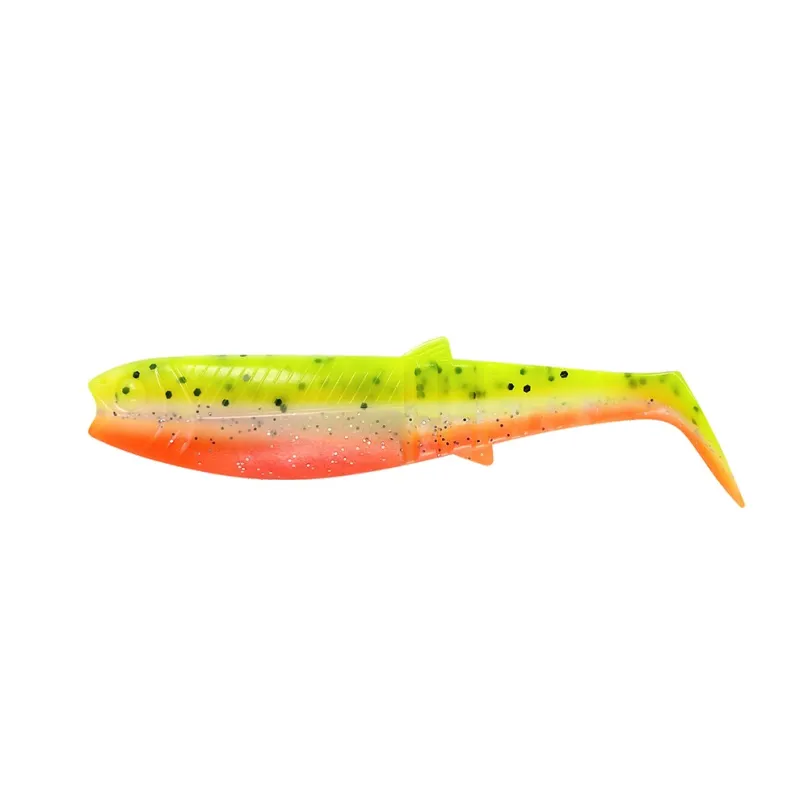 Savage Gear Gumová nástraha Cannibal Shad 10cm 9g Lemon Cracker Fluo 5ks