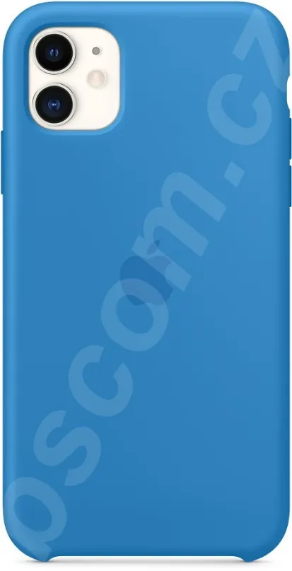 Apple iPhone 11 Silikónový kryt modrý - neoriginálnych !!!