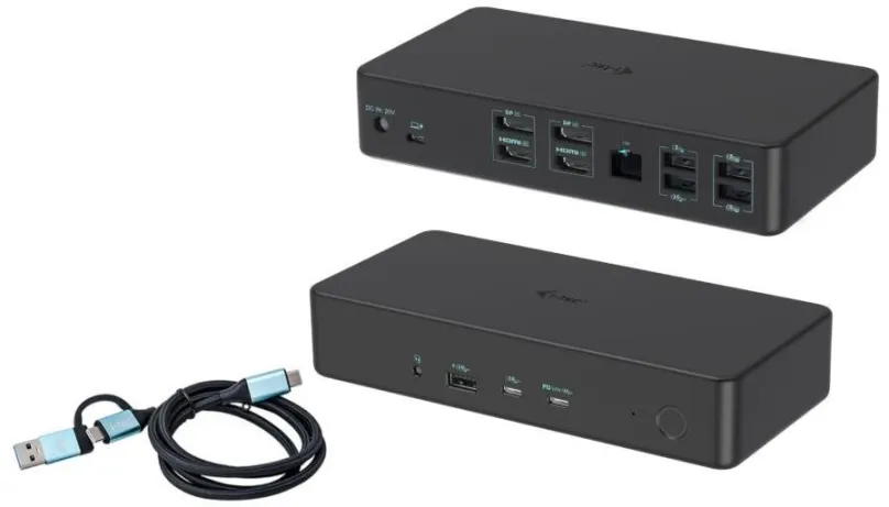 Dokovacia stanica i-tec USB 3.0/USB-C/Thunderbolt 3 Professional Dual 4K Display Docking Station Gen2, PD 100W