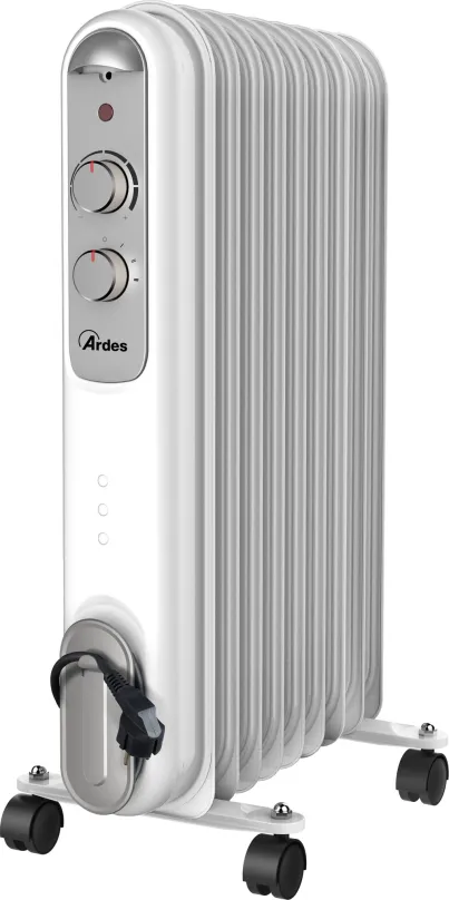 Elektrický radiátor Ardes 4R09S, do bytu, do domu a na chatu, vykurovací výkon 2000 W, 3 n