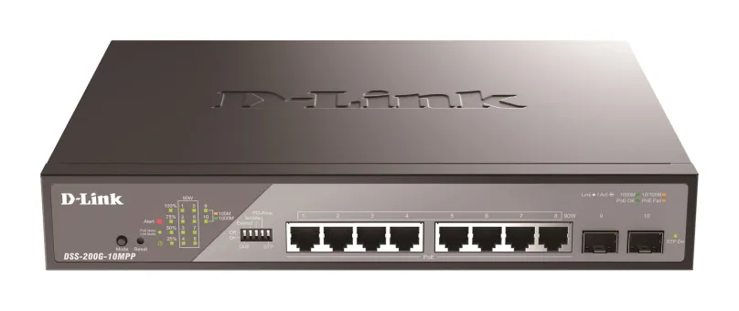 Switch D-Link DSS-200G-10MPP