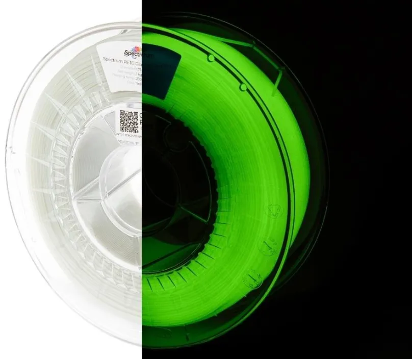 Filament Filament Spectrum PET-G Glow In The Dark 1.75mm Yellow-Green 1kg