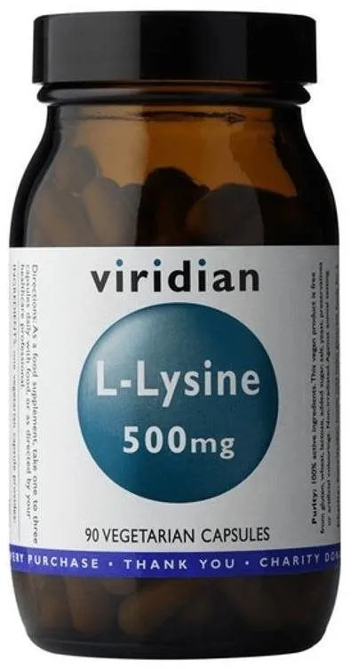 Aminokyseliny Viridian L-Lysine 90 kapsúl