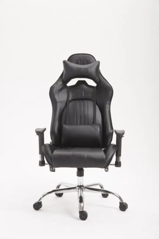 Herná stolička BHM GERMANY Racing Edition, syntetická koža, čierna