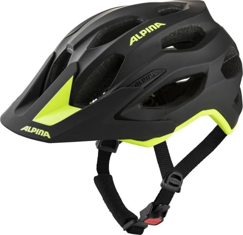 Helma na bicykel ALPINA CARAPAX 2.0 black-neon yellow matt 52-57cm