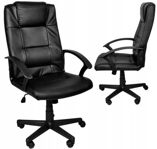 Kancelárska stolička MALATEC 8982 EKO koža, čierna