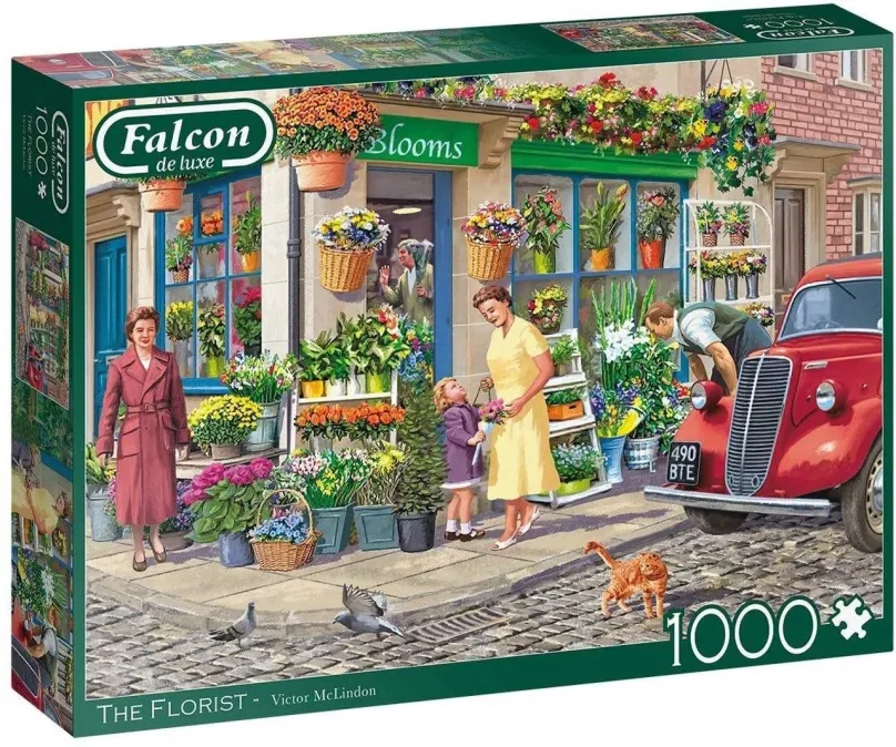 Puzzle Falcon Puzzle Kvetinárka 1000 dielikov