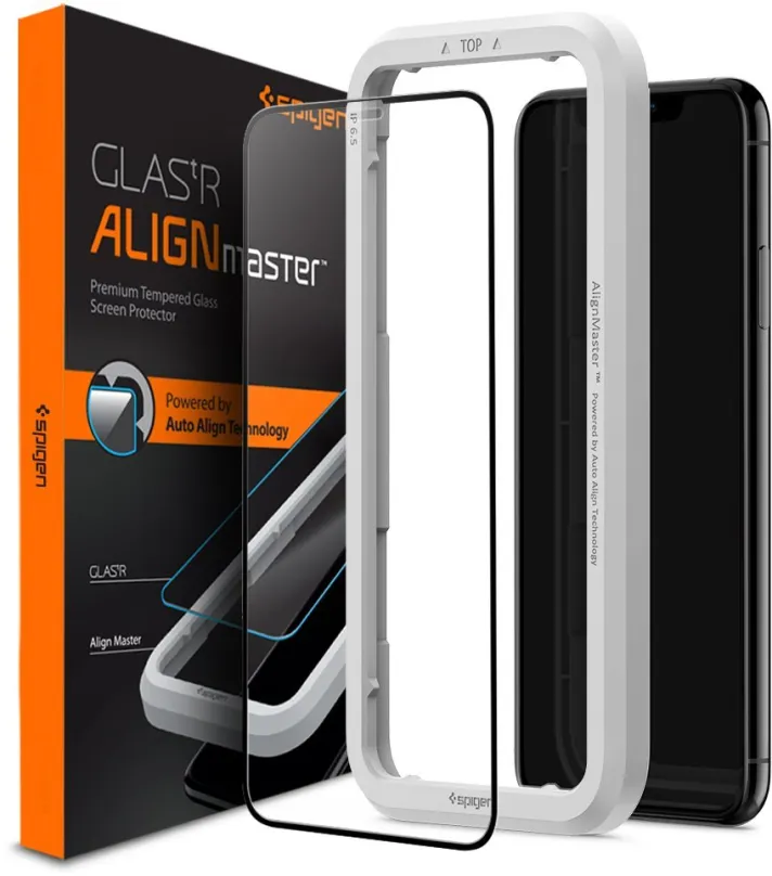 Ochranné sklo Spigen Align Glass FC iPhone 11 / XR