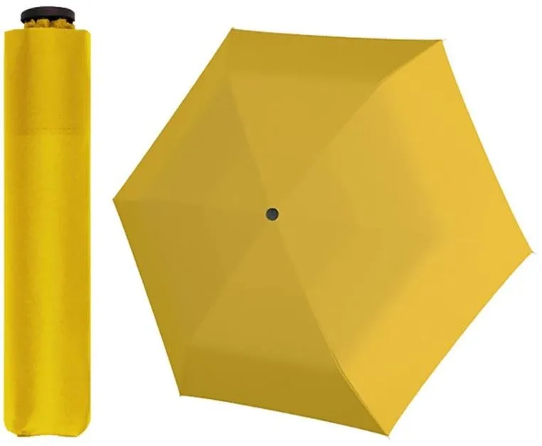 Dáždnik DOPPLER Zero99 žltý ultraľahký skladací mini