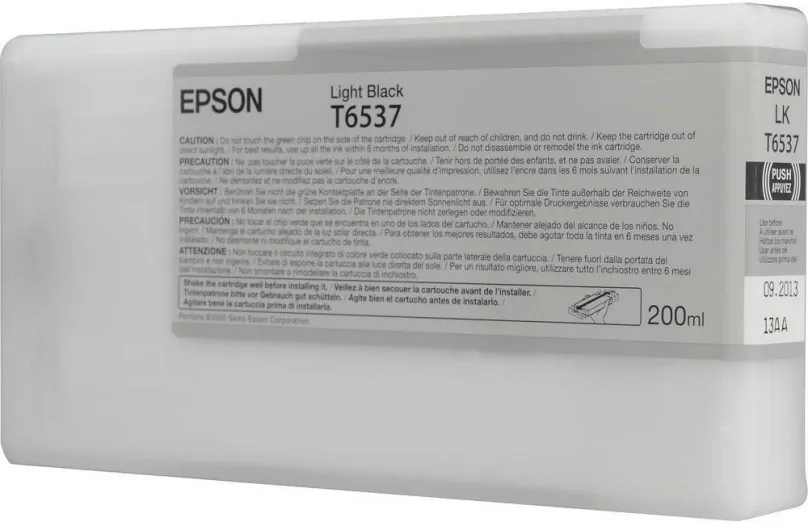 Cartridge Epson T6537 svetle čierna