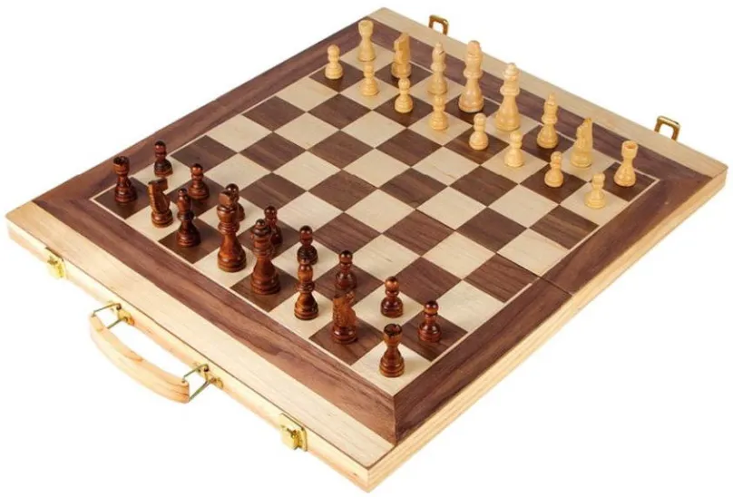 Spoločenská hra Kufrík na šach a vrhcáby