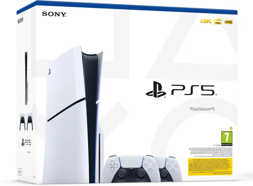 Herná konzola PlayStation 5 (Slim) + 2x DualSense Wireless Controller