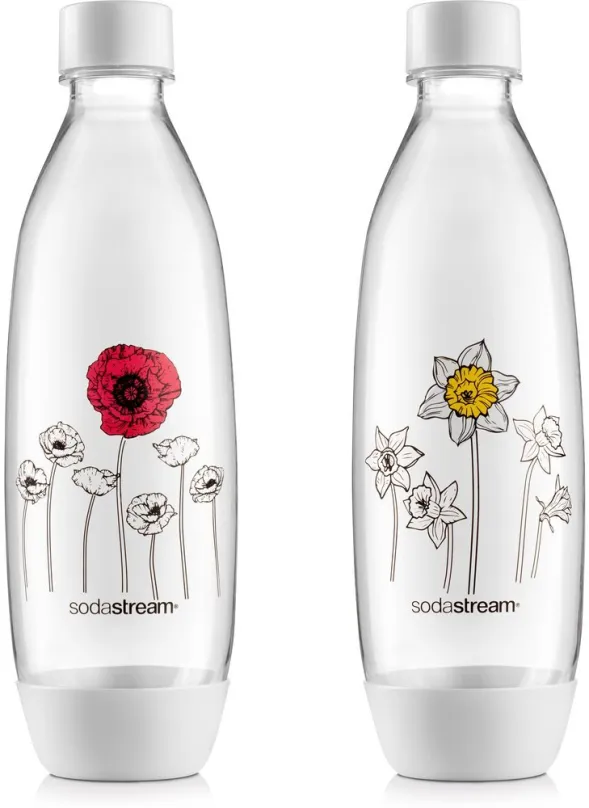 Sodastream fľaša SodaStream fľaša kvety v zime FUSE 2 x 1l