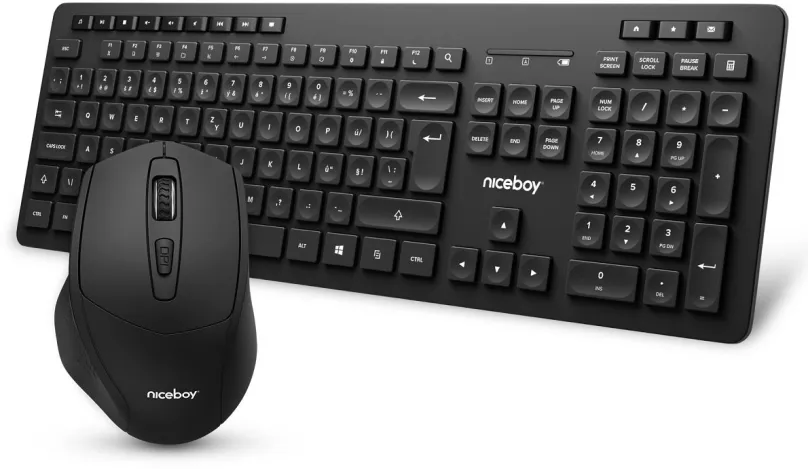 Set klávesnice a myši Niceboy OFFICE MK10 Comfort Set - SK