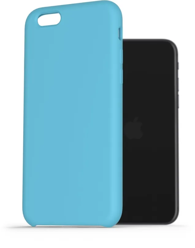 Kryt na mobil AlzaGuard Premium Liquid Silicone Case pre iPhone 7/8/SE 2020/SE 2022 modré